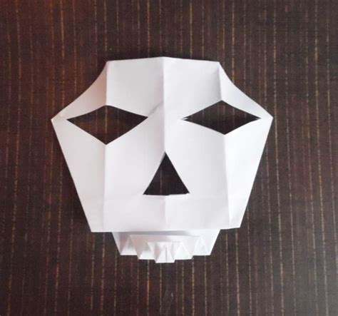 Origami Skull Instructions - Easy DIY for Kids