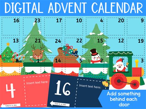 Christmas advent calendar for PowerPoint and Google Slides | Teaching Resources