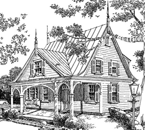 Southern Living House Plans | Gothic Revival House Plans