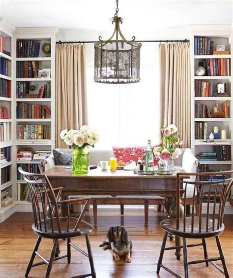 dining room / library #Diningroomdecorating | Dining room small, Multipurpose dining room ...