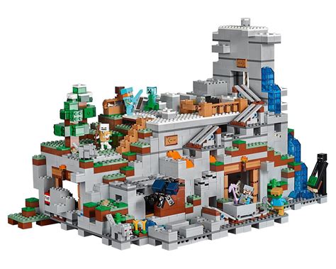 LEGO Set 21137-1 The Mountain Cave (2017 Minecraft) | Rebrickable ...