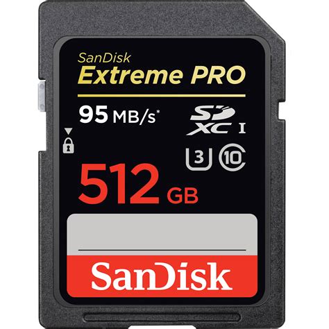 SanDisk 512GB Extreme PRO UHS-I SDXC Memory Card SDSDXP-512G-A46