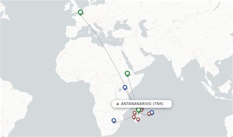 Air Madagascar flights from Antananarivo, TNR - FlightsFrom.com