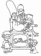 The Simpsons Cartoon coloring Page  Download Print Or Color Online sketch template
