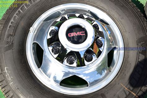 17" GMC Sierra Denali 3500 OEM Dually Alloy WHEELS TIRE Chevy Silverado ...