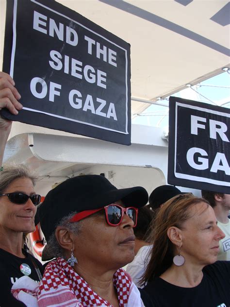 When did the Israeli blockade of Gaza begin? | Mya Guarnieri