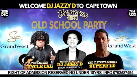 Dj Jazzy D Live in Cape Town 28th December - YouTube