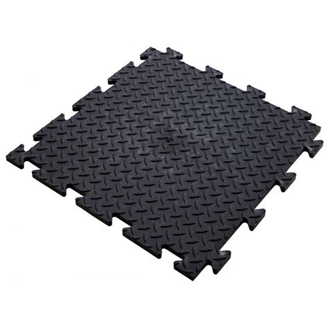 Industrial Interlocking Vinyl Floor Tiles