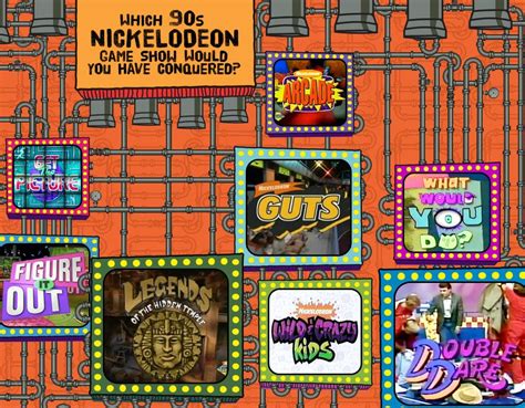 Which 90's Nickelodeon Game Show Would You Have Conquered? | Nickelodeon 90s, Nickelodeon game ...