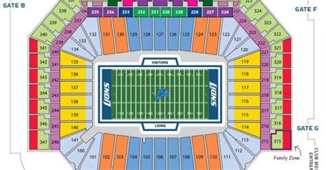 Ford Field Stadium Seating Chart | Labb by AG