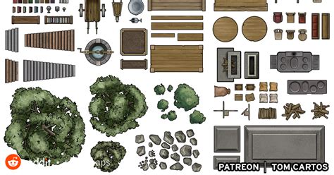 FREE 'Basics' Asset Pack - 163 Unique High Resolution Assets : dndmaps ...