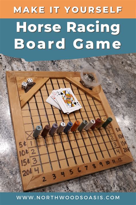 DIY Horse Racing Board Game | Horse diy, Horse race game, Horse games