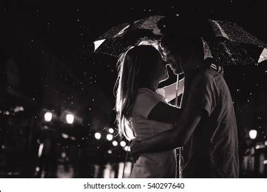 1,971 Couple In Rain Silhouette Images, Stock Photos & Vectors ...