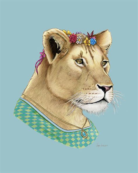 Lion Lady Art Print – Berkley Illustration