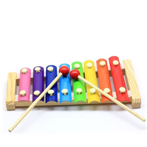 EQWLJWE Xylophone for Toddlers 1-3 Years Old,Wooden Baby Xylophone with Child Safe Mallets ...