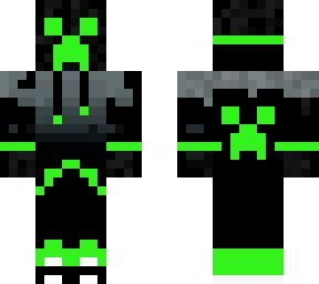 Green Creeper Hoodie | Minecraft Skin