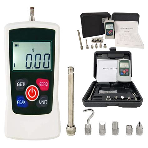 Force Measuring Instruments Digital Force Gauge 500N Push Pull Gauge Tester Meter 4 Measurement ...