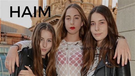 HAIM WANT YOU BACK LYRICS - YouTube