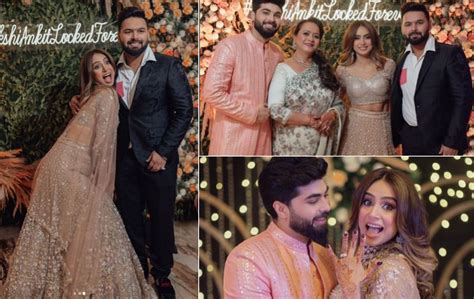 Rishabh Pant shares pictures of sister Sakshi’s engagement ceremony