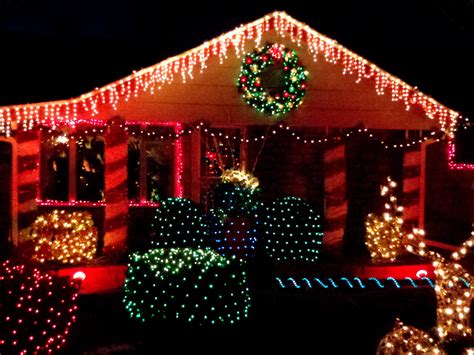 Christmas Lights Decorating House Picture | Free Photograph | Photos ...