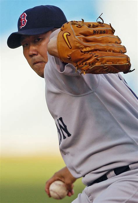 Boston Red Sox righty Daisuke Matsuzaka is pitching for his team, himself and his nation ...