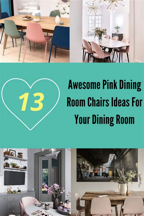 13 Awesome Pink Dining Room Chairs Ideas For Your Dining Room | Pink ...