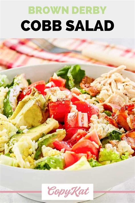 Hollywood Brown Derby Cobb Salad - CopyKat Recipes