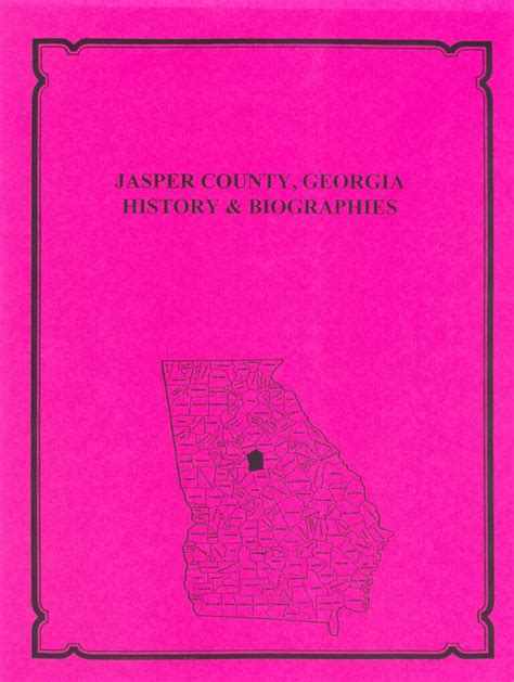 Jasper County, Georgia History and Biographies - Southern Genealogy Books