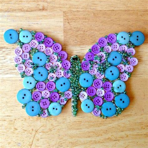 40 Cool Button Craft Projects for 2016 - Bored Art