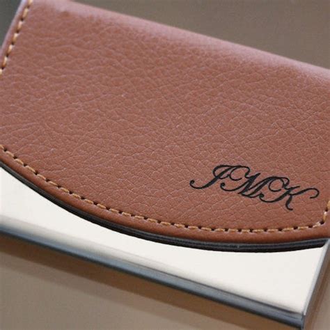 Personalized Business Card Holder - Laser Engraved Custom Card Case – Everything Decorated