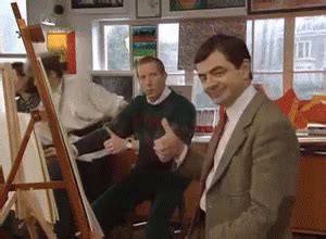 Mr Bean GIF - Mr Bean Thumbs - Discover & Share GIFs