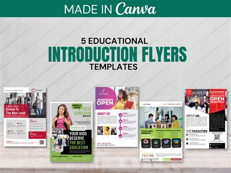 5 Education Flyers Template | Fully Customisable Canva Templates ...