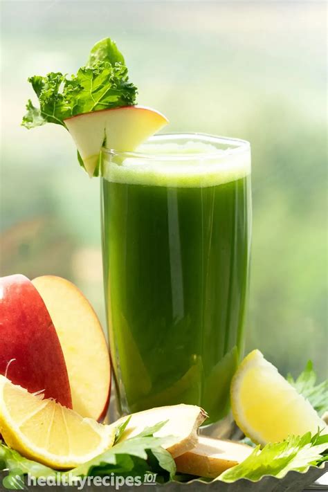 Mean Green Juice Recipe - Cucumber, Kale, Celery & Apple Drink