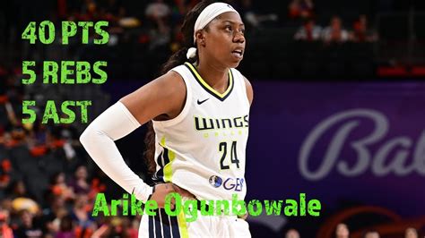 Arike Ogunbowale 40 POINTS vs. Mercury (Full Highlights) - YouTube