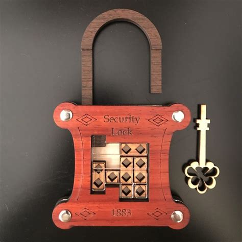 Security Lock puzzle lock designed by Liang-Jen Wu | Security locks, Escape room puzzles, Puzzle box