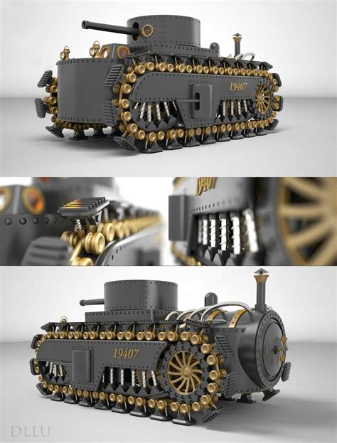 Steampunk tank - Imgur | Steampunk machines, Steampunk, Steampunk art