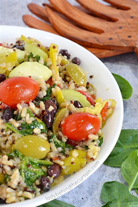 Brown Rice and Quinoa Salad