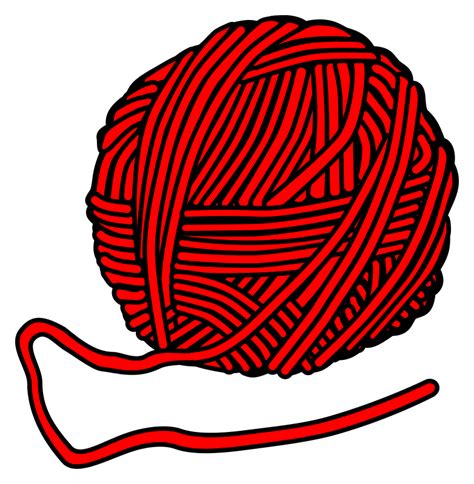 Clipart - wool - coloured