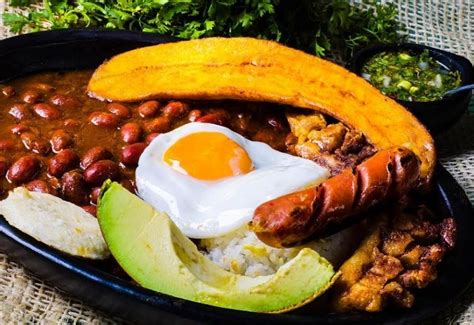 Bandeja paisa is a typical meal popular in Colombian cuisine. The main characteristic of this ...