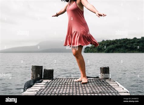 Barefoot young woman hi-res stock photography and images - Alamy