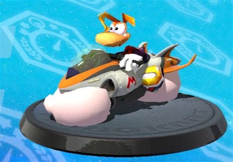 Rayman (low poly) over mario [Mario Kart 8] [Mods]