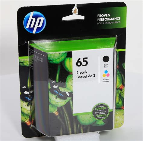 New Genuine HP 65 Black & Tri-color Ink Cartridge Combo Pack OEM T0A36AN 01/2021 87547550694 | eBay