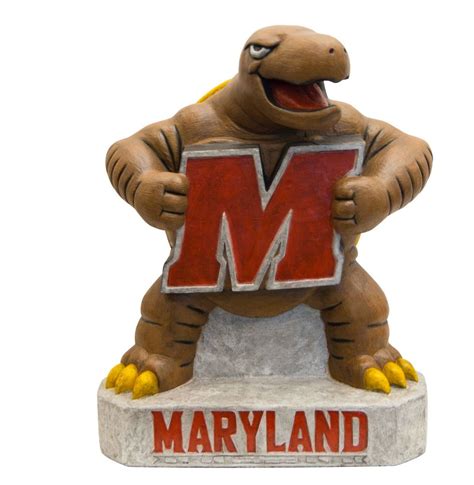 Maryland Terrapins Mascot Garden Statue