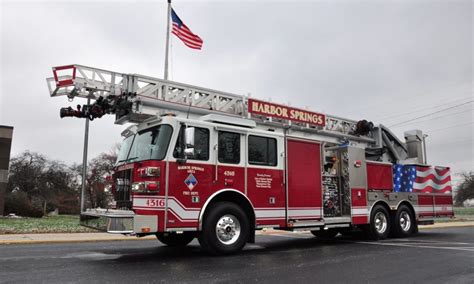 Sutphen Rear-Mount Ladder | Fire trucks, Fire equipment, Fire rescue