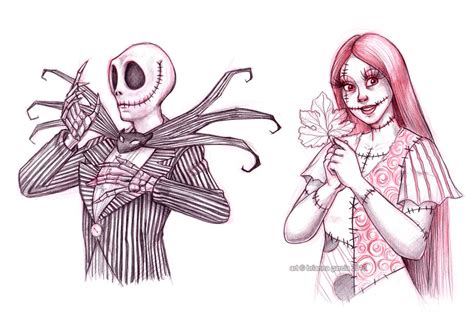 More Jack N Sally By Bri Chan D33tspd - Jack And Sally Fanart ...