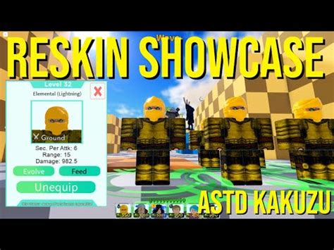 New KAKUZU(Elemental Lightning) Reskin SHOWCASE | ASTD - YouTube