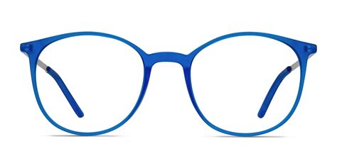 Tangent Round Blue Glasses for Women | Eyebuydirect