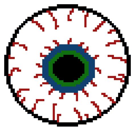 Pixel Art - Pixel animation based on the eye of Cthulhu Attempt 1 | Terraria Community Forums