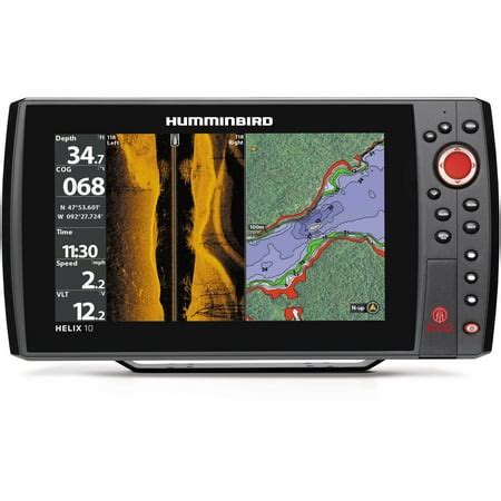 Humminbird HELIX 10 SI GPS KVD Fishfinder Combo with Side Imaging, Kevin Van Dam Edition ...