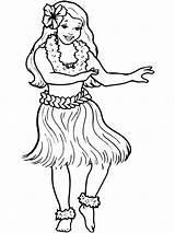 Hula Girl Coloring Page At GetColoringscom  Free Printable Colorings sketch template